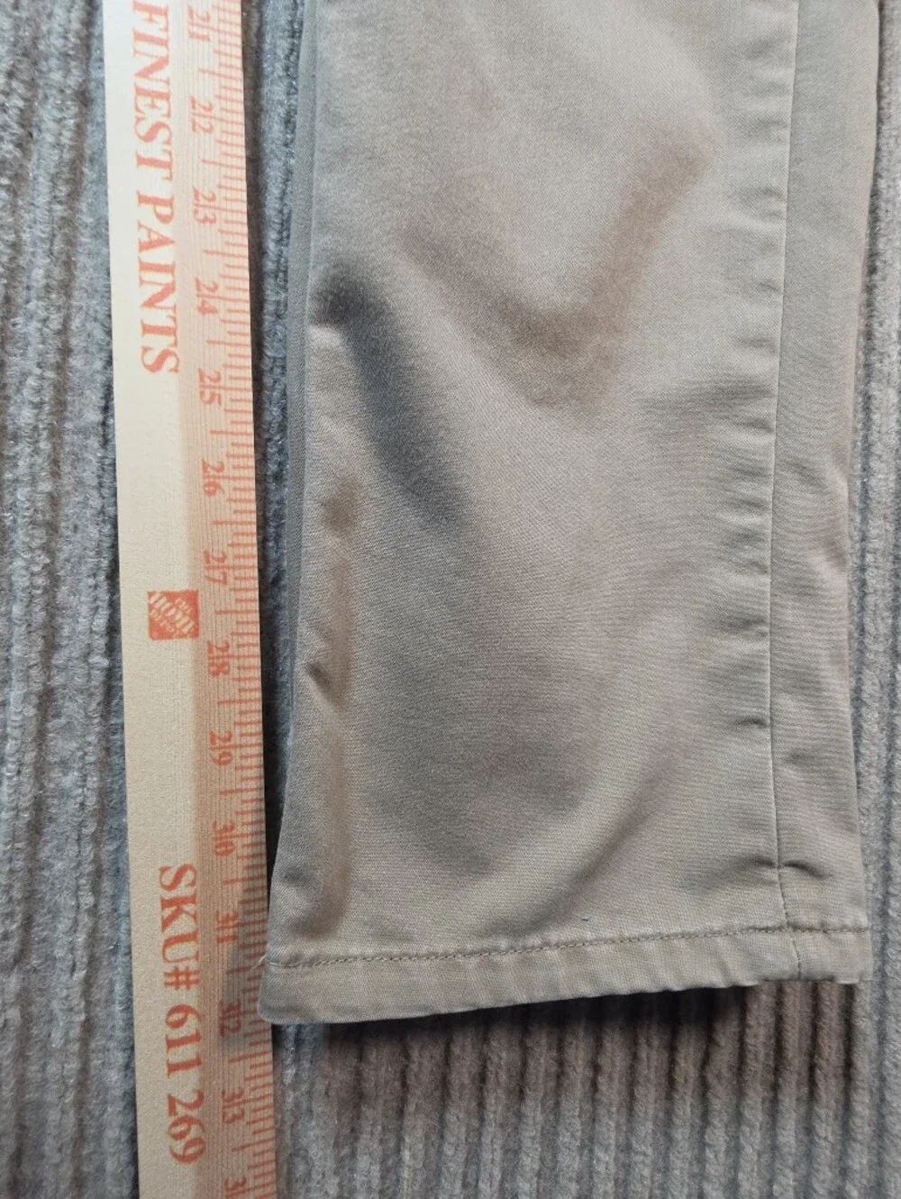 Patagonia Performance Twill Pants 34x32 Khaki Beige Organic Cotton Style 56490